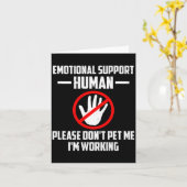 Carte Emotional-suprt Human Halloween Costume Do Not Pet (Fleur jaune)