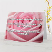 Carte Empath Shine Positive Encouragement Citation (Fleur jaune)