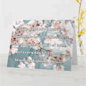 Carte Empath Strength Positive Citation Encouragement (Fleur jaune)