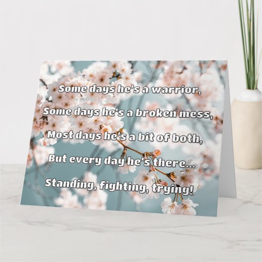 Carte Empath Strength Positive Citation Encouragement (Devant)