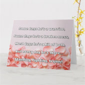 Carte Empath Strength Positive Citation Encouragement (Fleur jaune)