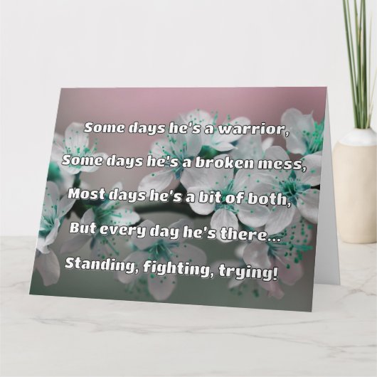 Carte Empath Strength Positive Citation Encouragement (Devant)