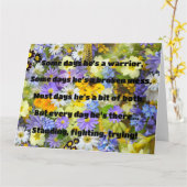Carte Empath Strength Positive Citation Encouragement (Fleur jaune)