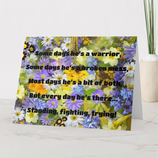 Carte Empath Strength Positive Citation Encouragement (Devant)