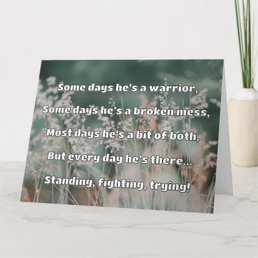Carte Empath Strength Positive Citation Encouragement (Devant)
