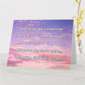 Carte Empath Strength Positive Citation Encouragement (Fleur jaune)