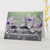 Carte Empath Strength Positive Citation Encouragement (Fleur jaune)