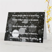 Carte Empath Strength Positive Citation Encouragement (Fleur jaune)