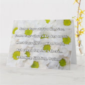 Carte Empath Strength Positive Citation Encouragement (Fleur jaune)