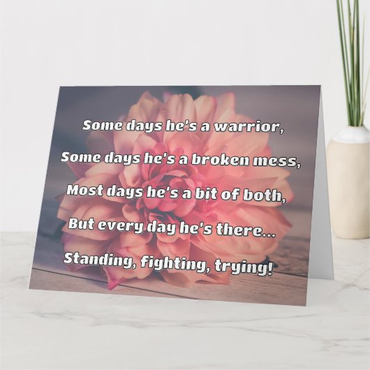Carte Empath Strength Positive Citation Encouragement (Devant)