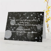 Carte Empath Warrior Citation positive Encouragement (Fleur jaune)