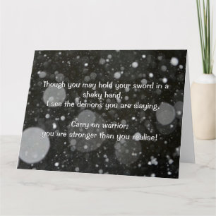 Carte Empath Warrior Citation positive Encouragement