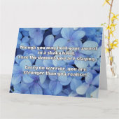 Carte Empath Warrior Citation positive Encouragement (Fleur jaune)