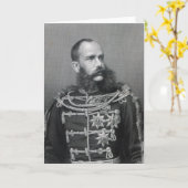 Carte Empereur Franz Joseph I de l'Autriche (Fleur jaune)