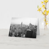 Carte Empire States Building (Fleur jaune)