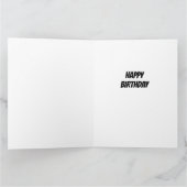 CARTE ****EMPLOYÉ DU JOUR*** SOUHAITS D'ANNIVERSAIRE (Intérieur)