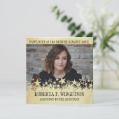 Carte Employé photo du mois ROCK STAR GOLD (Debout devant)