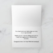 Carte Employee 5th Anniversary (Intérieur)