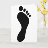 Carte empreinte (Fleur jaune)