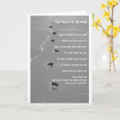 Carte empreinte (Fleur jaune)