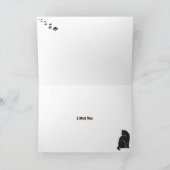 Carte Empreinte de chat (Intérieur)