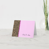 Carte Empreinte de léopard (Devant)