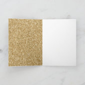 Carte Empreinte de léopard de coeur de Parties scintilla (Intérieur)