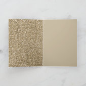 Carte Empreinte de léopard de Parties scintillant d'or a (Intérieur)