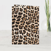 Carte Empreinte de léopard noir Brown crémeux (Dos)