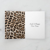Carte Empreinte de léopard noir Brown crémeux (Intérieur)