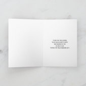 Carte Empreinte de léopard sauvage et exotique Merci Mot (Intérieur)