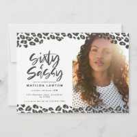 Empreinte de léopard soixante et sassy 60e anniver