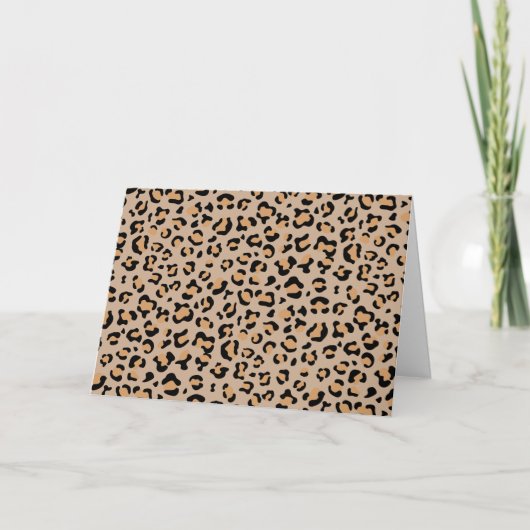 Carte Empreinte de léopard, Spots de léopard, Leopard Br (Devant)