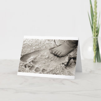 Carte empreinte de papa