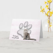 Carte Empreinte de verre pour la Sympathie de perte de c (Fleur jaune)