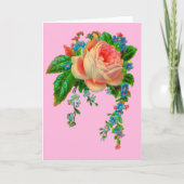 Carte Empreinte florale victorienne (Devant)