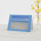 Carte Empreintes (Fleur jaune)