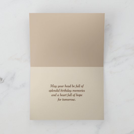 Carte Empreintes Dans Le Sable De Plage Anniversaire (Intérieur)