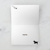 Carte Empreintes de chien (Intérieur)