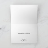 Carte Empreintes de Patte Noires | Merci (Intérieur)
