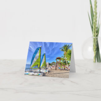 Carte Empreintes de plage des Caraïbes