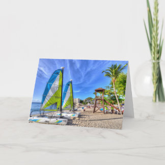 Carte Empreintes de plage des Caraïbes