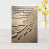 Carte Empreintes Sympathy Beach (Fleur jaune)