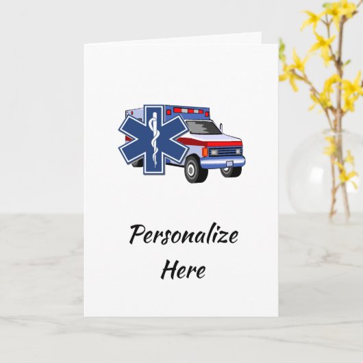 Carte EMS Ambulance (Fleur jaune)