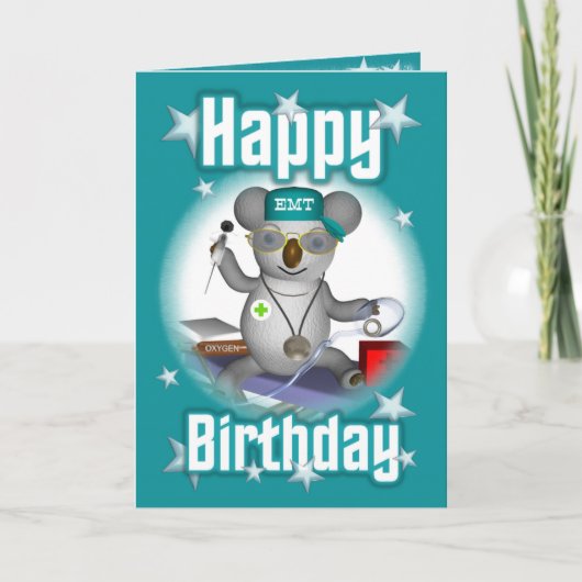 Carte EMT Anniversaire Koala (Devant)