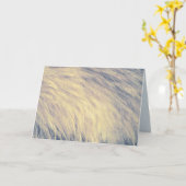 Carte Emu bleu et blanc (Fleur jaune)