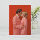 Carte En amour en rouge (Debout devant)