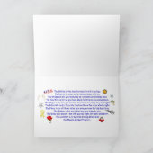 Carte En Attendant Mon Retour...Carte De Voeux (Intérieur)