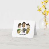 Carte En attente du dîner de céréales (Fleur jaune)