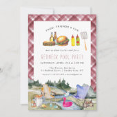 Carte En bas par le Creek | Parti de pool cendou (Devant)